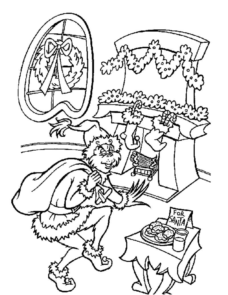 dr seuss character coloring pages