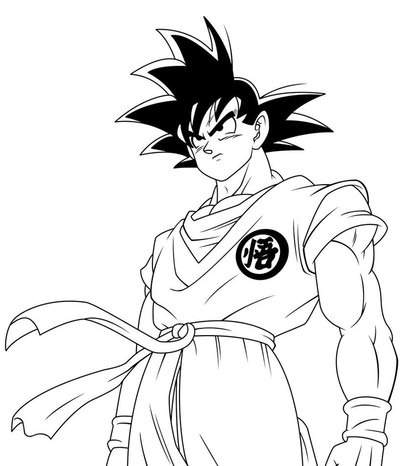 Cool Dragon Ball Z Coloring Pages PDF - Coloringfolder.com