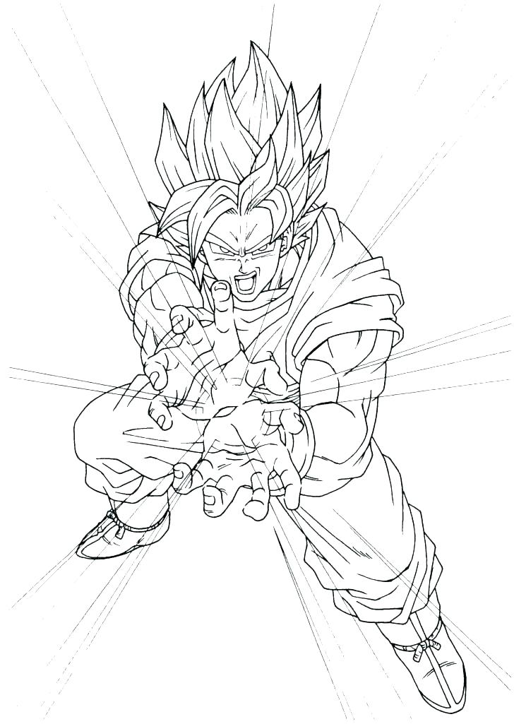 dragon ball z coloring pages to print