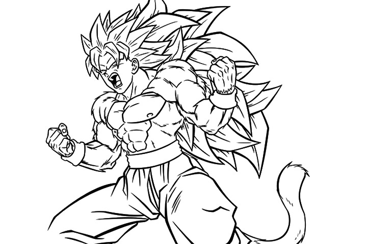 dragon ball z online coloring pages