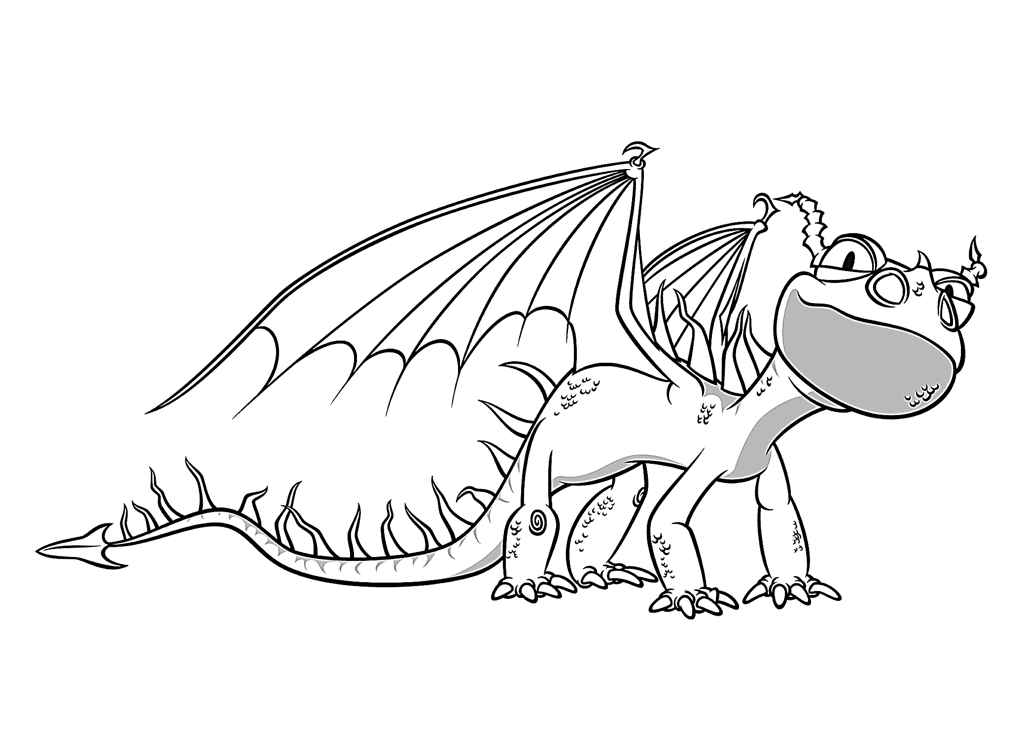 dragon coloring pages for preschoolers