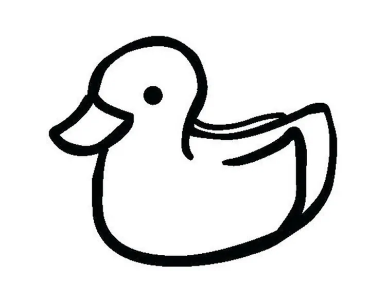 rubber duck coloring pages