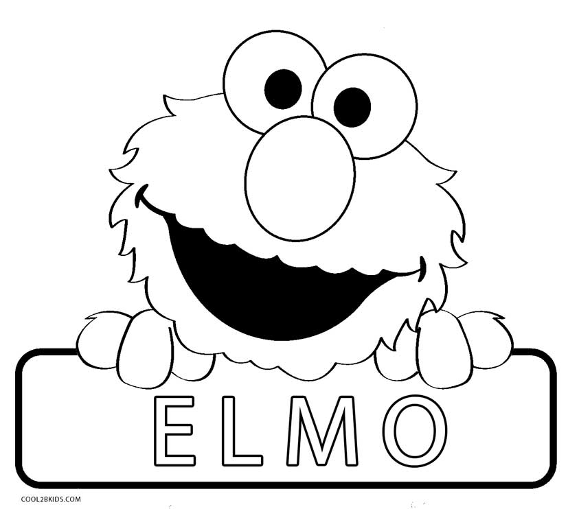 elmo birthday coloring pages free