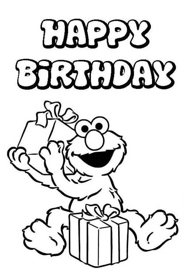 elmo coloring pages happy birthday free