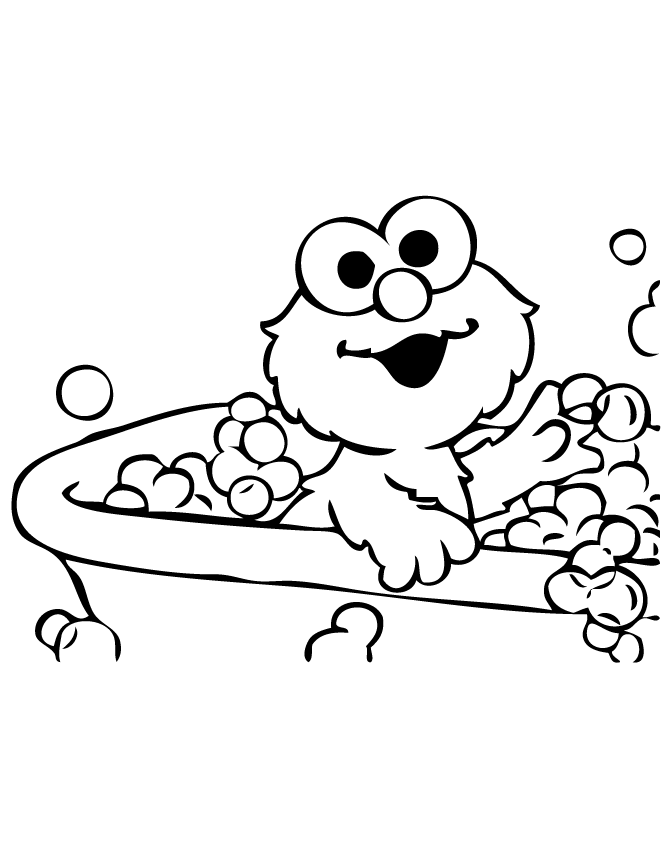 elmo coloring pages numbers