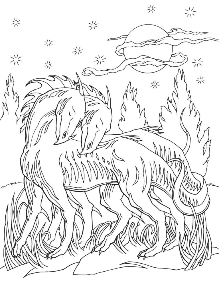 epic dragon coloring pages
