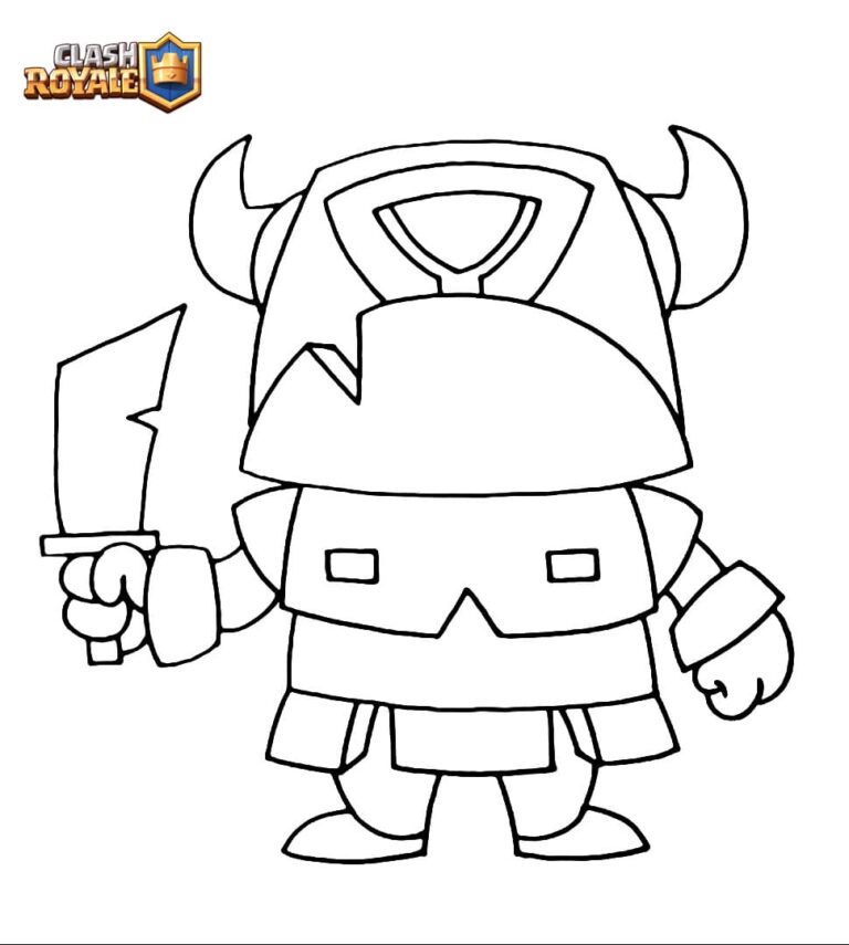 Excellent Clash Royale Coloring Pages Pdf - Coloringfolder.com