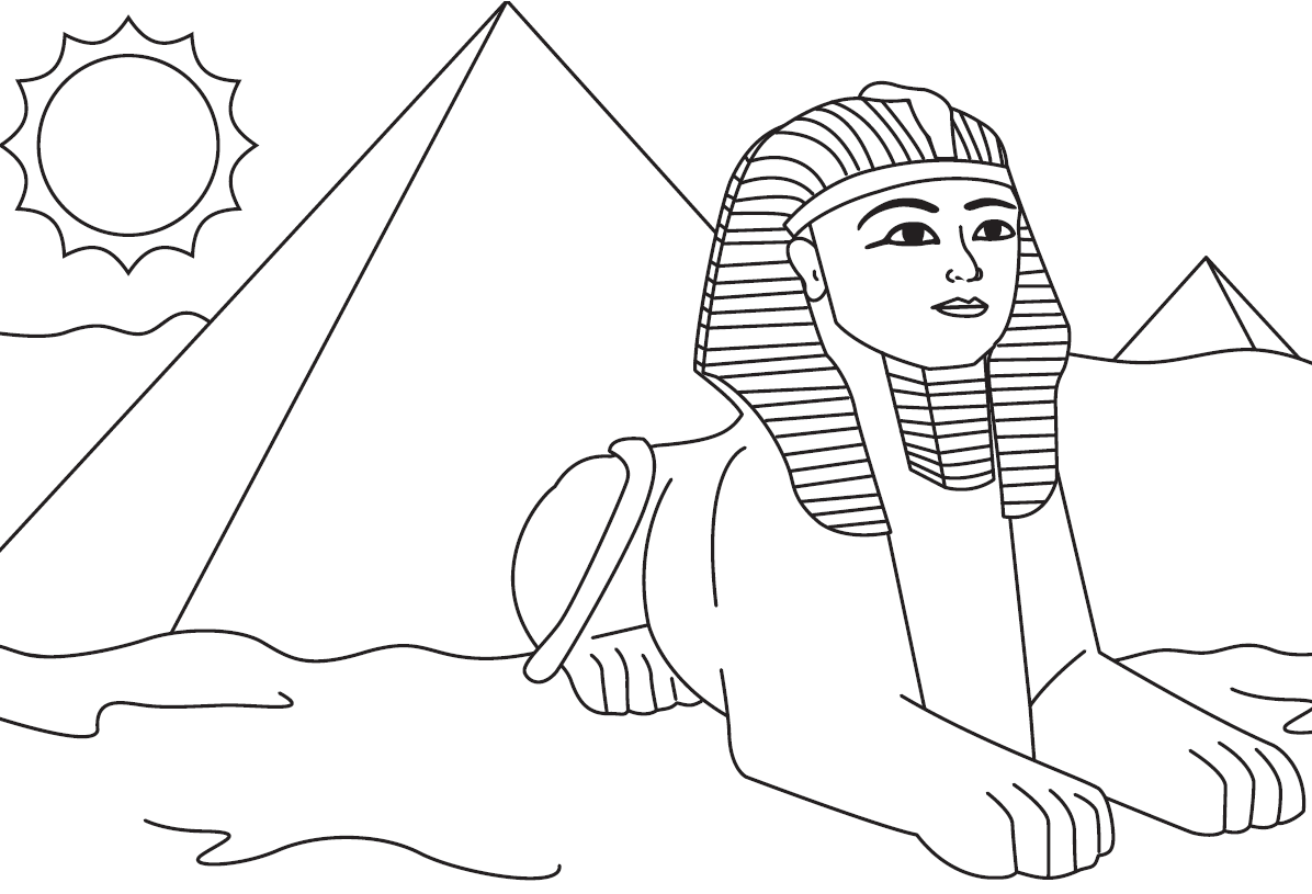 ancient egyptian coloring pages
