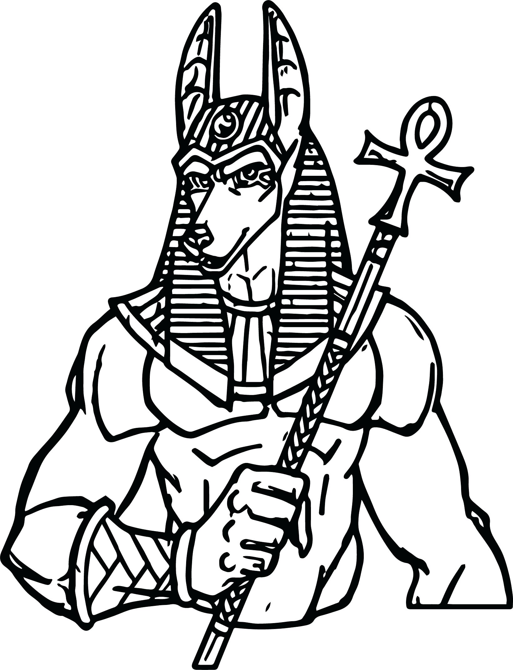 ancient egyptian gods coloring pages