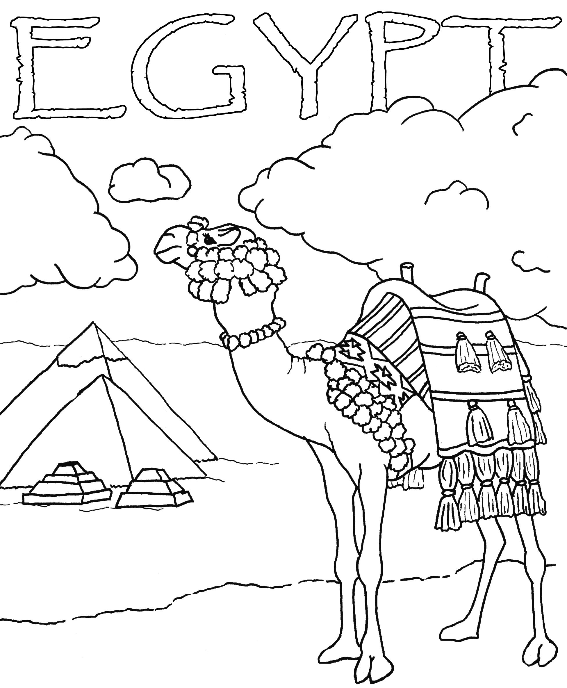 egyptian coloring pages printable