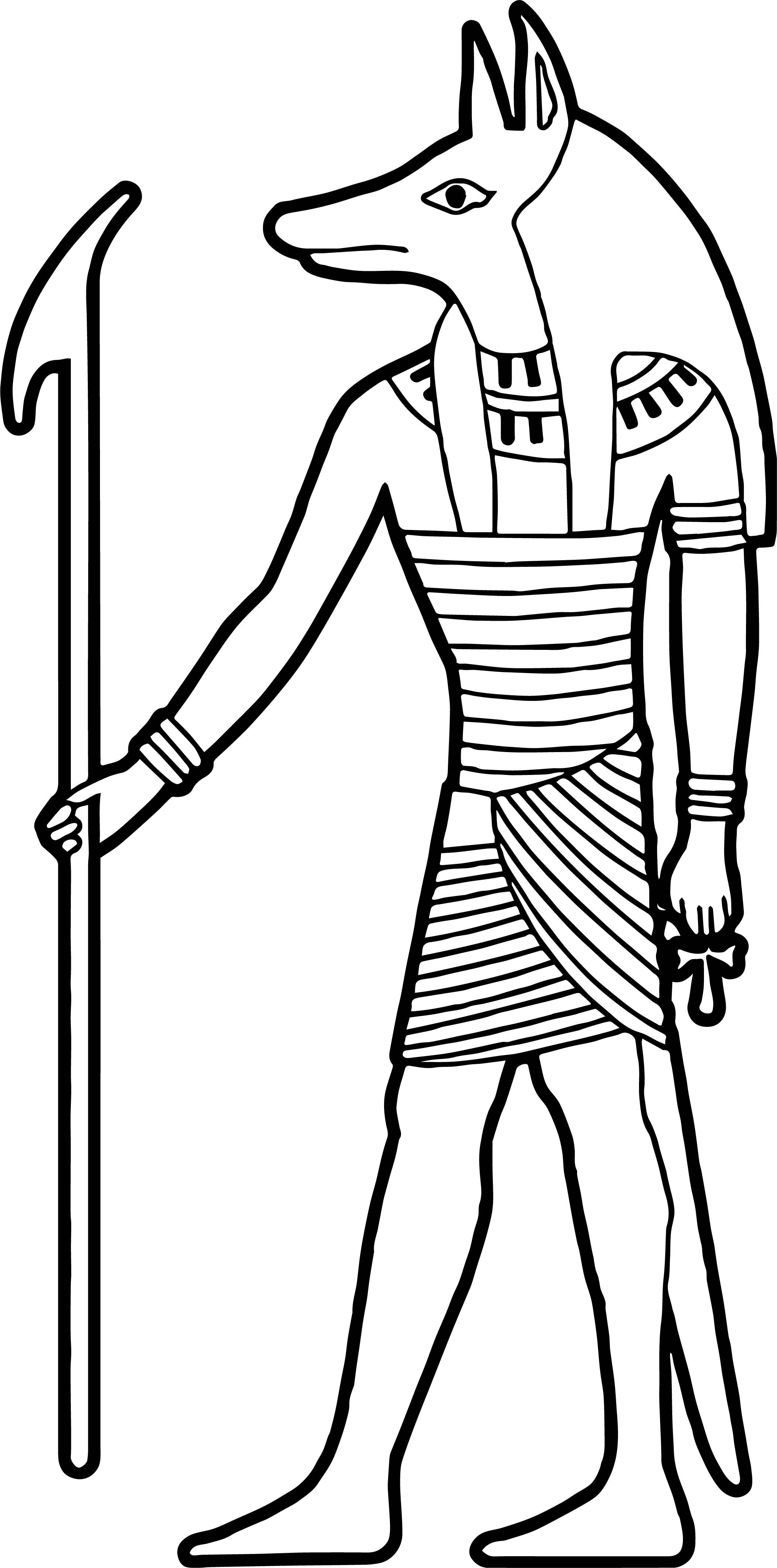 egyptian gods coloring pages