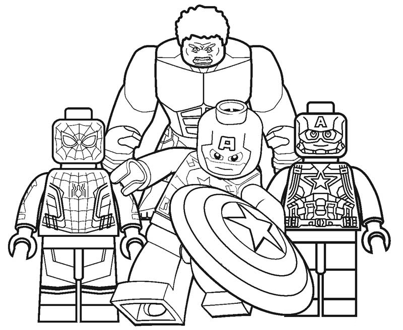 lego avengers infinity war coloring pages