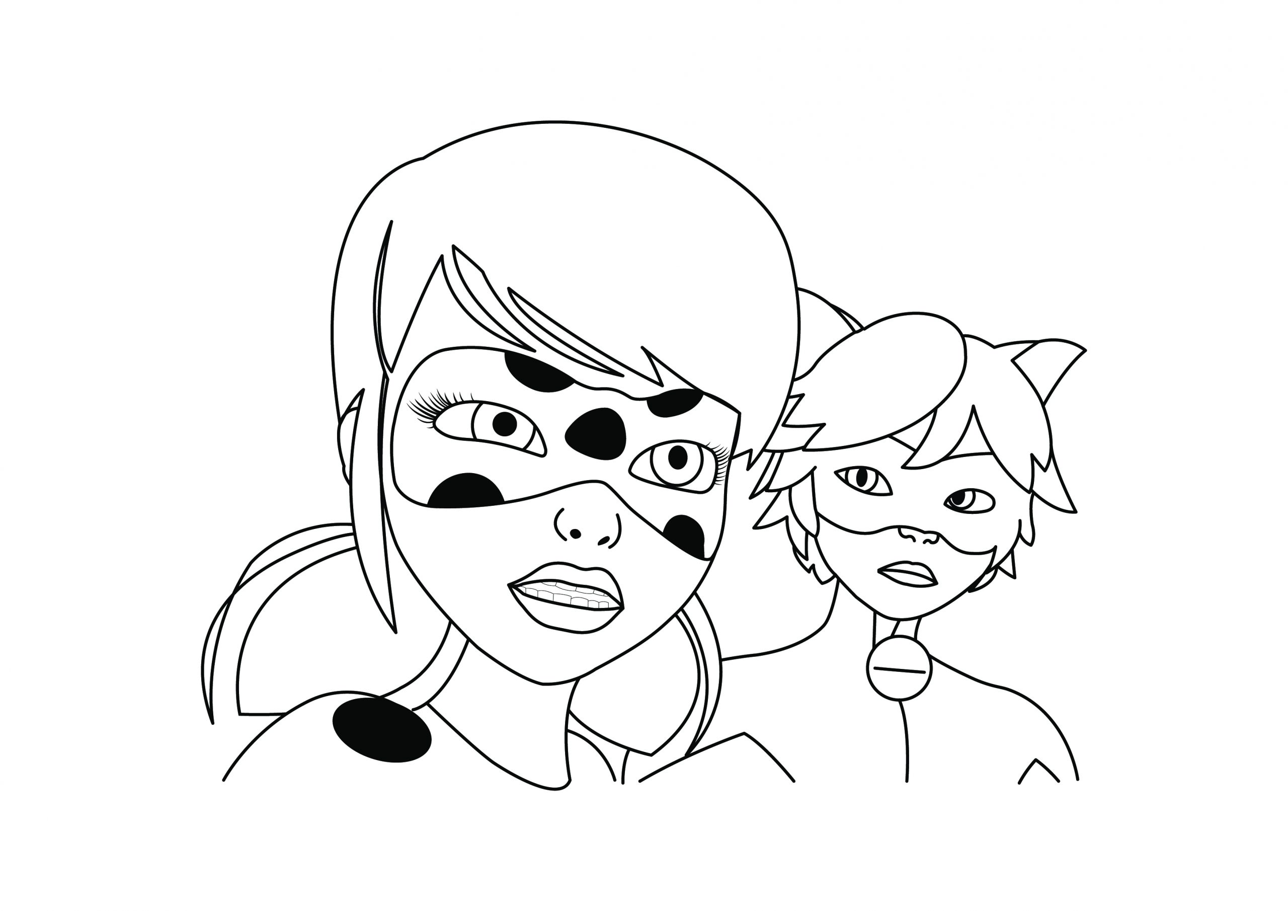 ladybug miraculous coloring pages