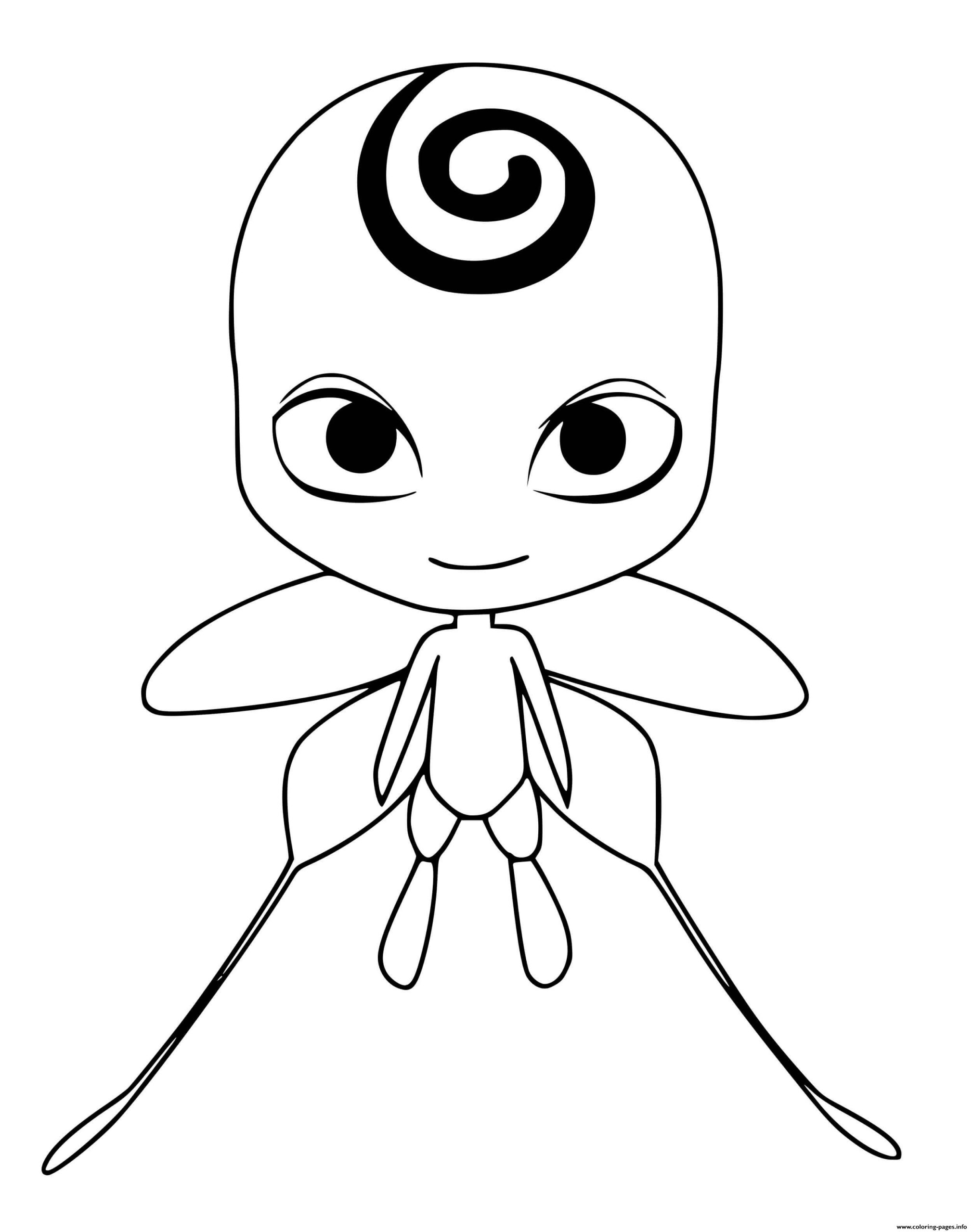 miraculous coloring pages nooroo