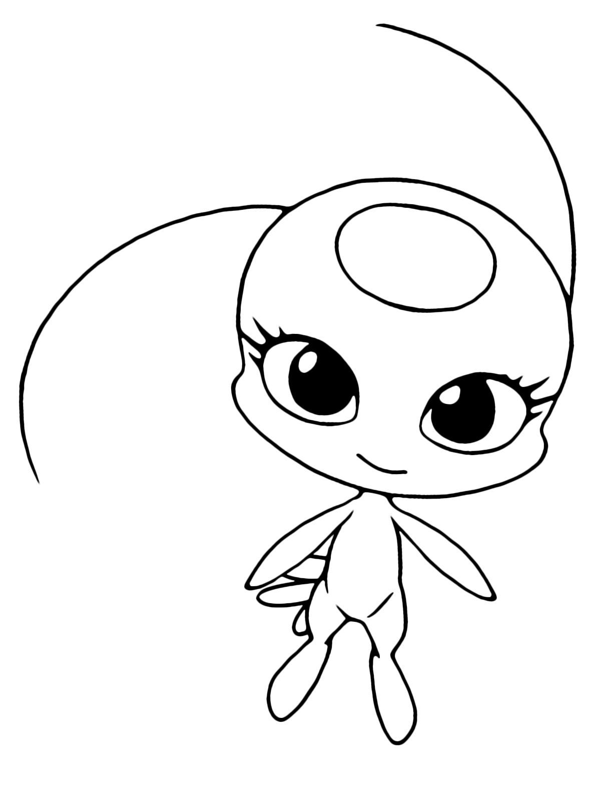 miraculous ladybug kwami coloring pages