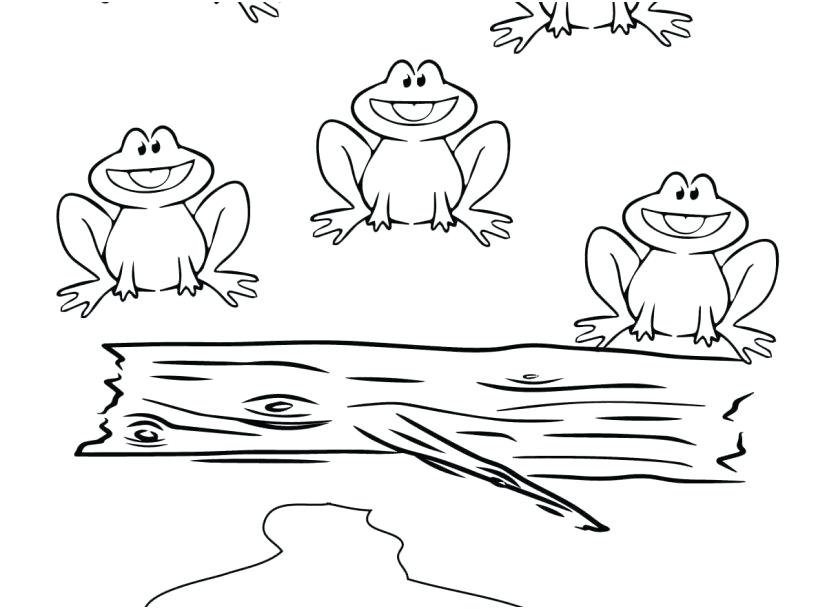 f frog coloring pages