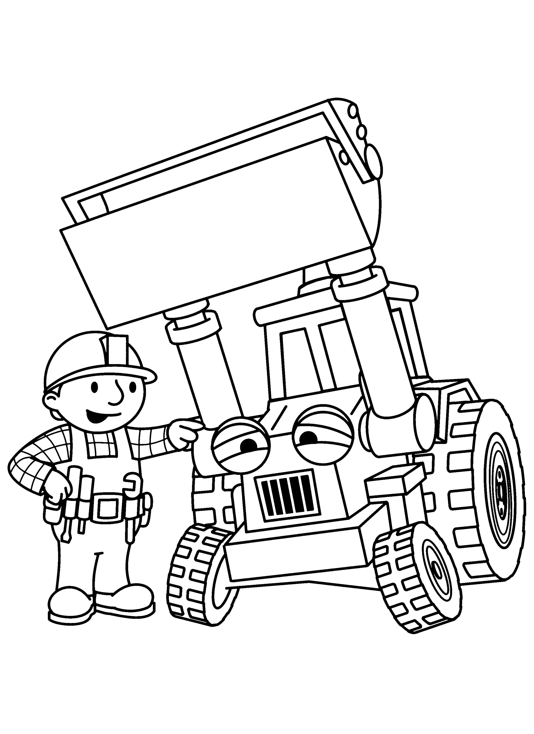bob the builder coloring pages super colooring