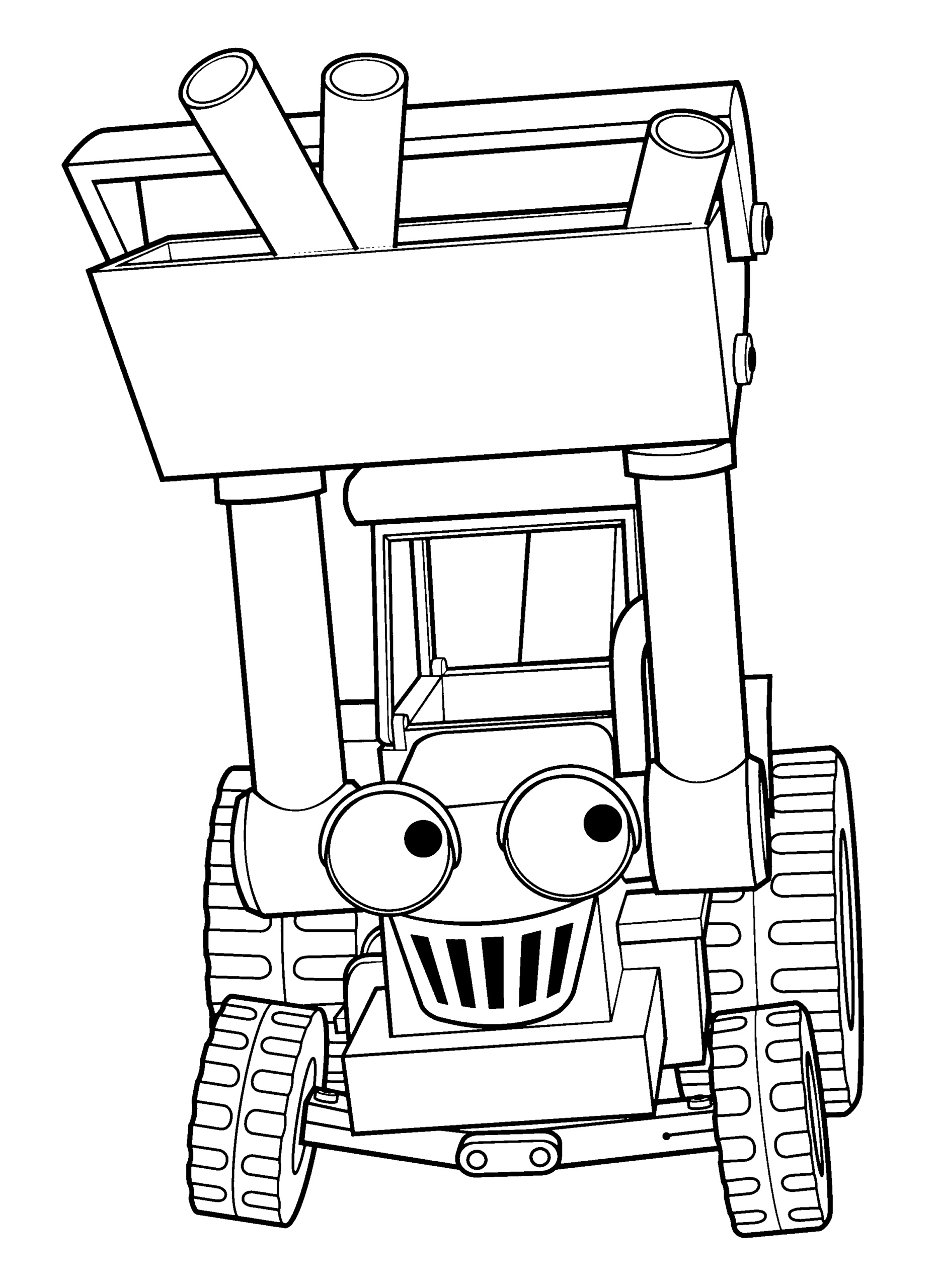bob the builder lofty coloring pages