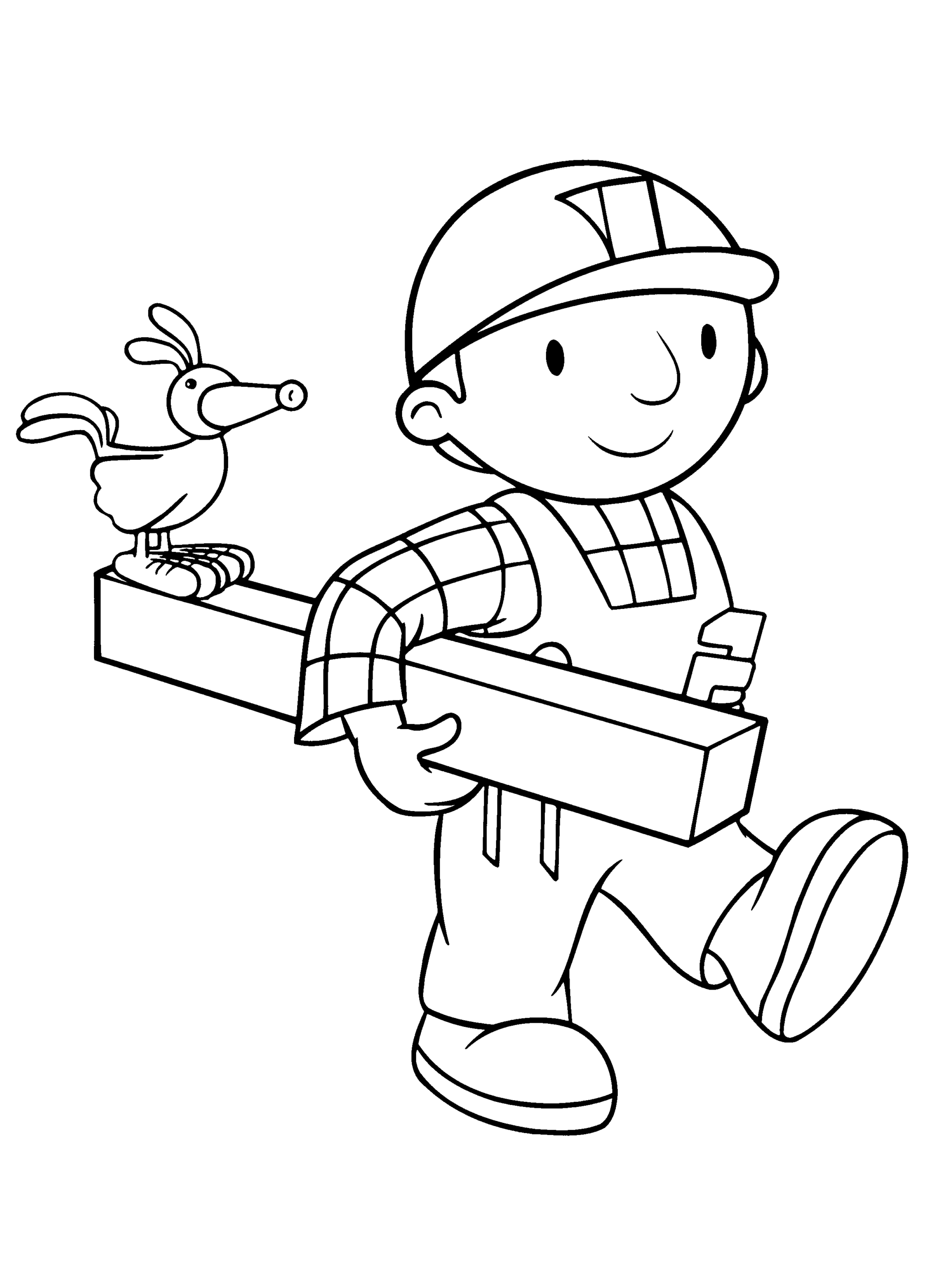 print bob the builder coloring pages