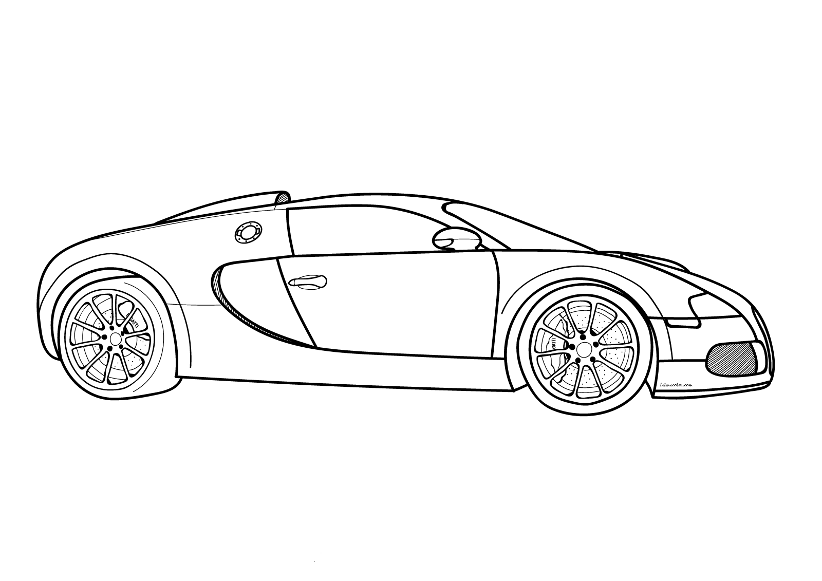 bugatti coloring pages printable