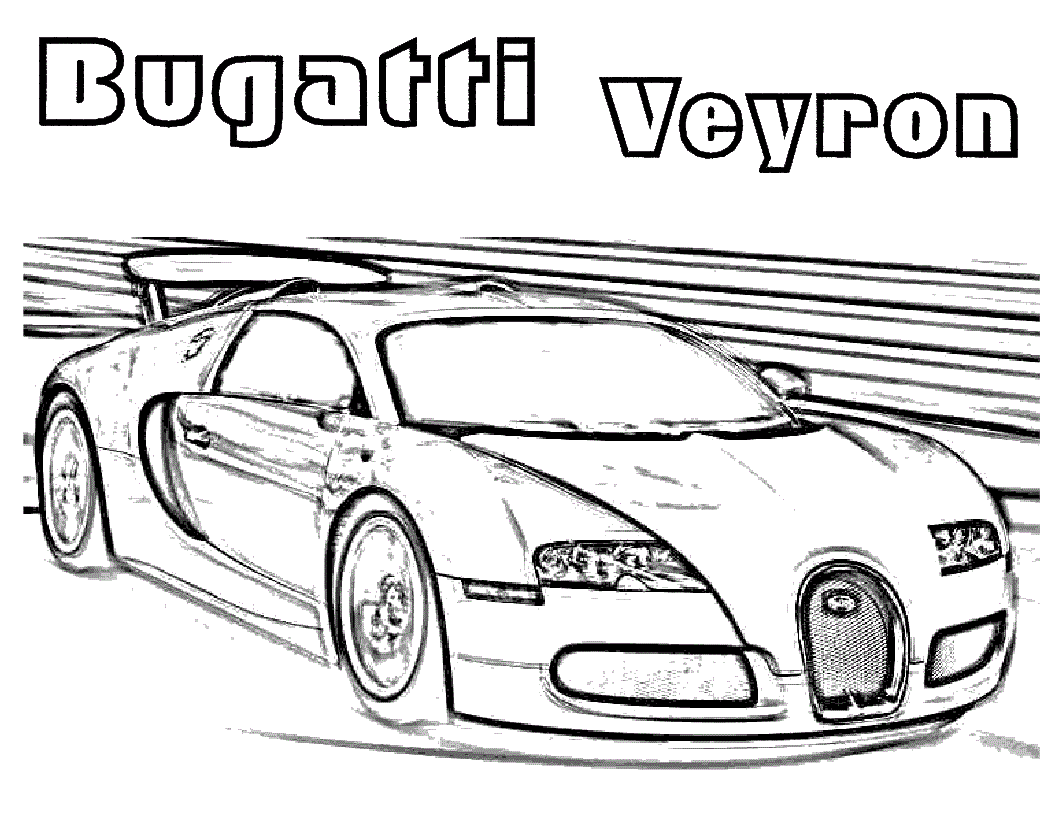 bugatti veyron super sport coloring pages