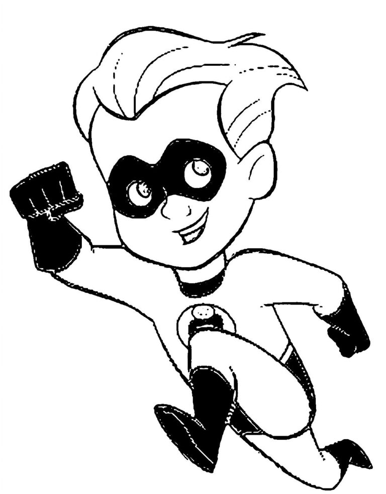 Fabulous The Incredibles Coloring Pages Pdf To Print - Coloringfolder.com