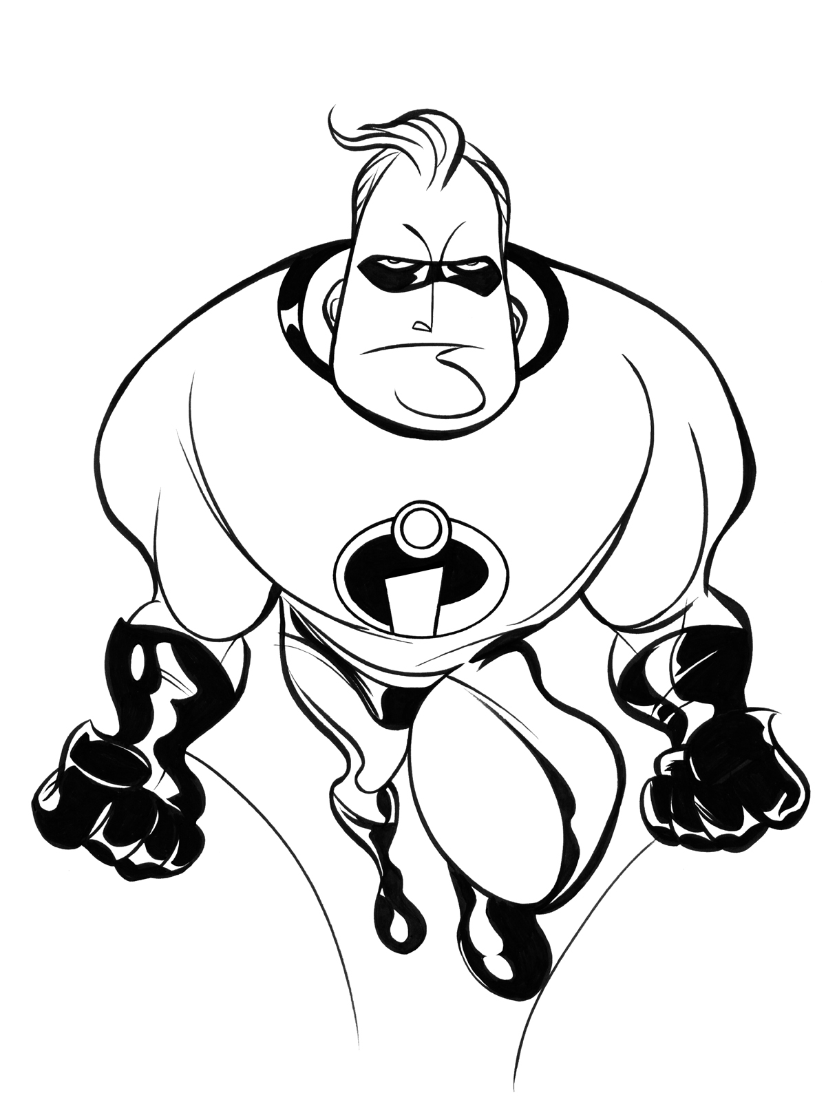 the incredibles printable coloring pages