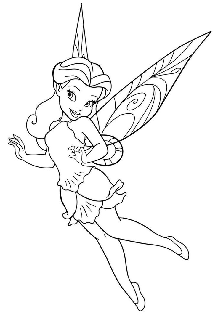 fairy coloring pages free