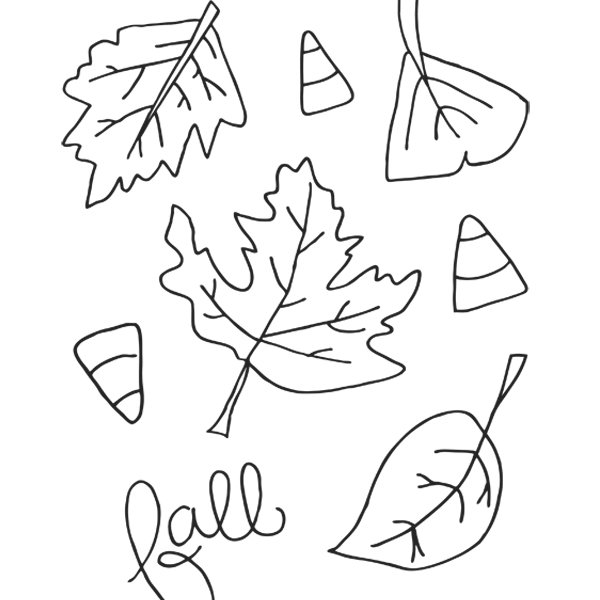 fall coloring pages for preschoolers free