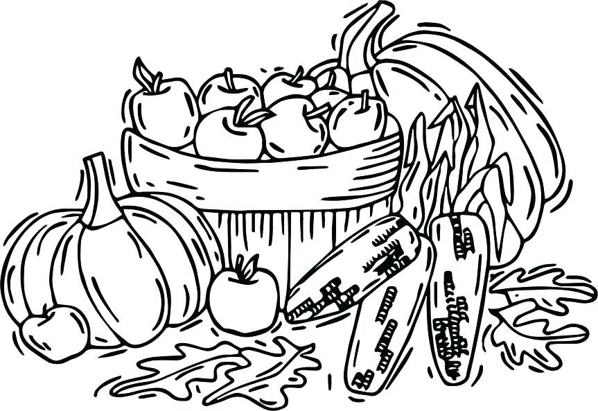 fall coloring pages for preschoolers