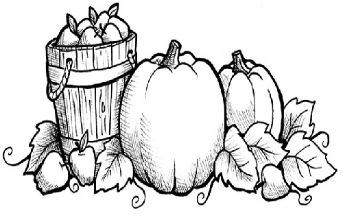 fall coloring pages for toddlers