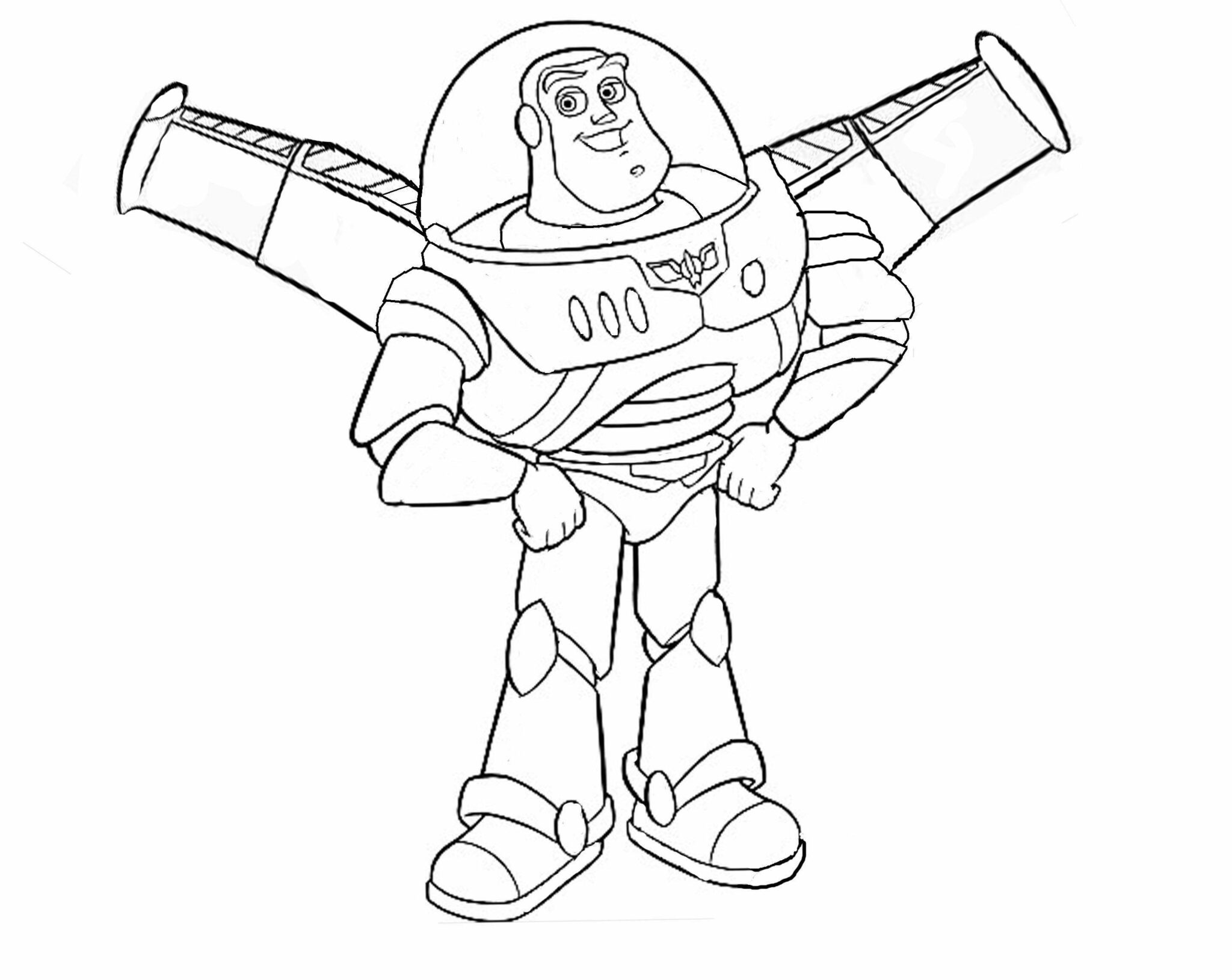 Fantastic Buzz Lightyear Coloring Pages Pdf - Coloringfolder.com