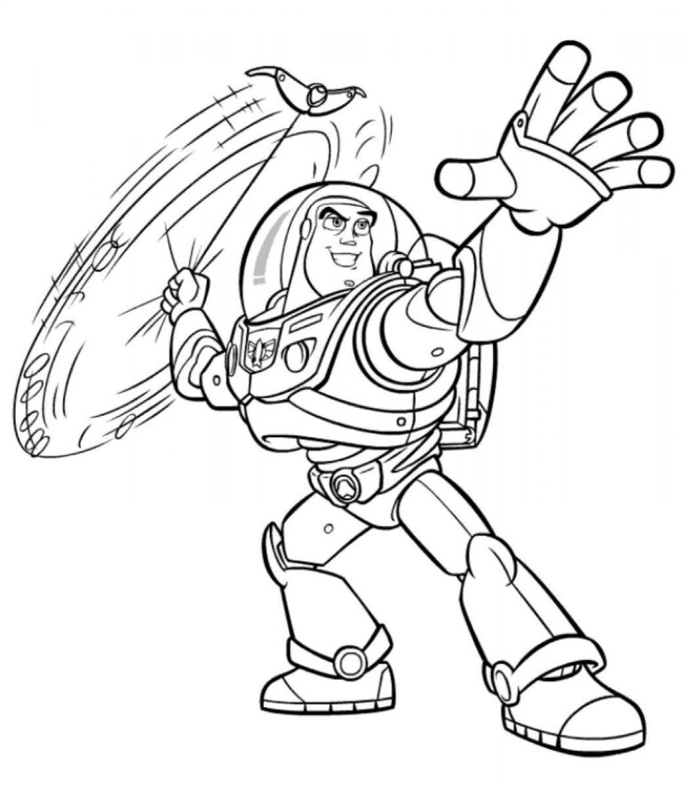 Fantastic Buzz Lightyear Coloring Pages Pdf - Coloringfolder.com