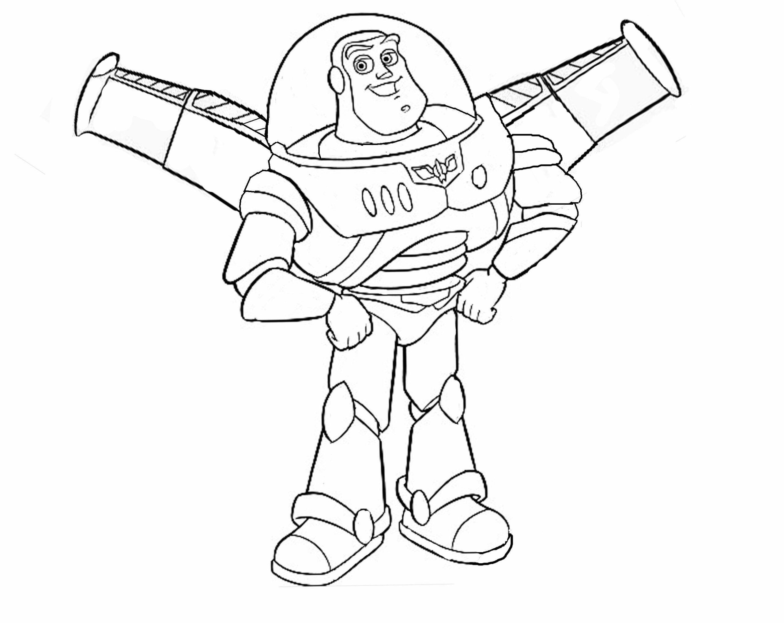 coloring pages of buzz lightyear