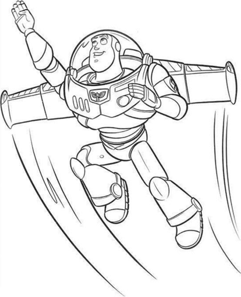 Fantastic Buzz Lightyear Coloring Pages Pdf - Coloringfolder.com