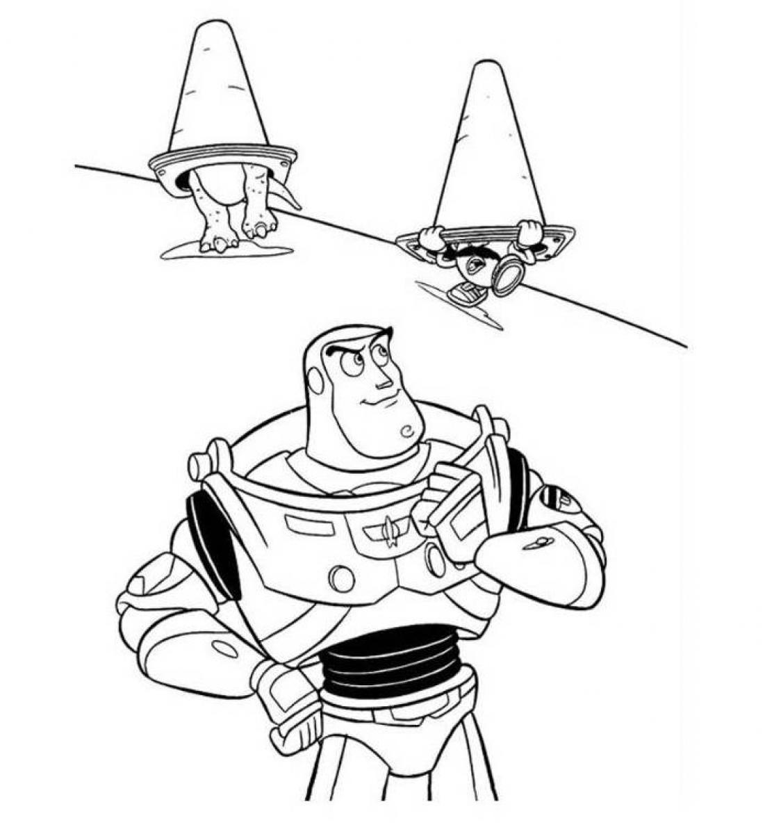 free printable buzz lightyear coloring pages