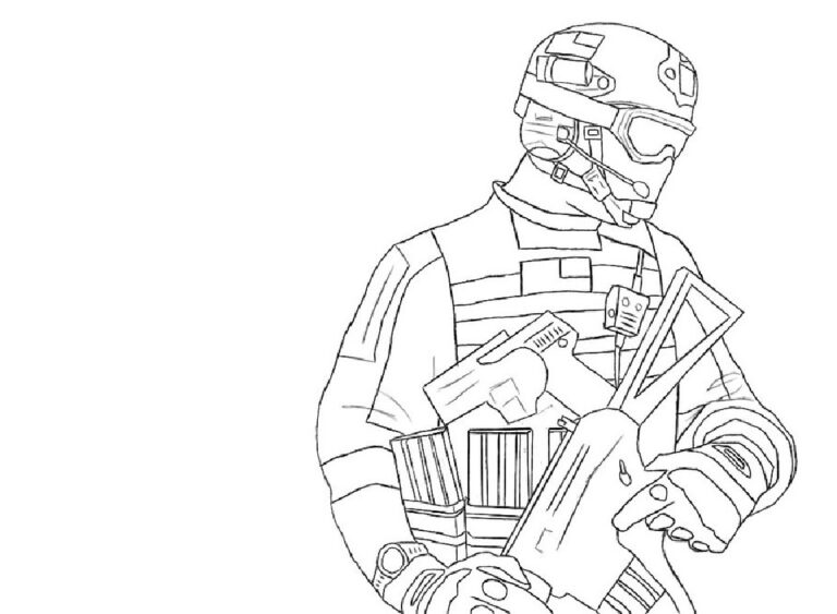 Fantastic Call Of Duty Coloring Pages Pdf - Coloringfolder.com