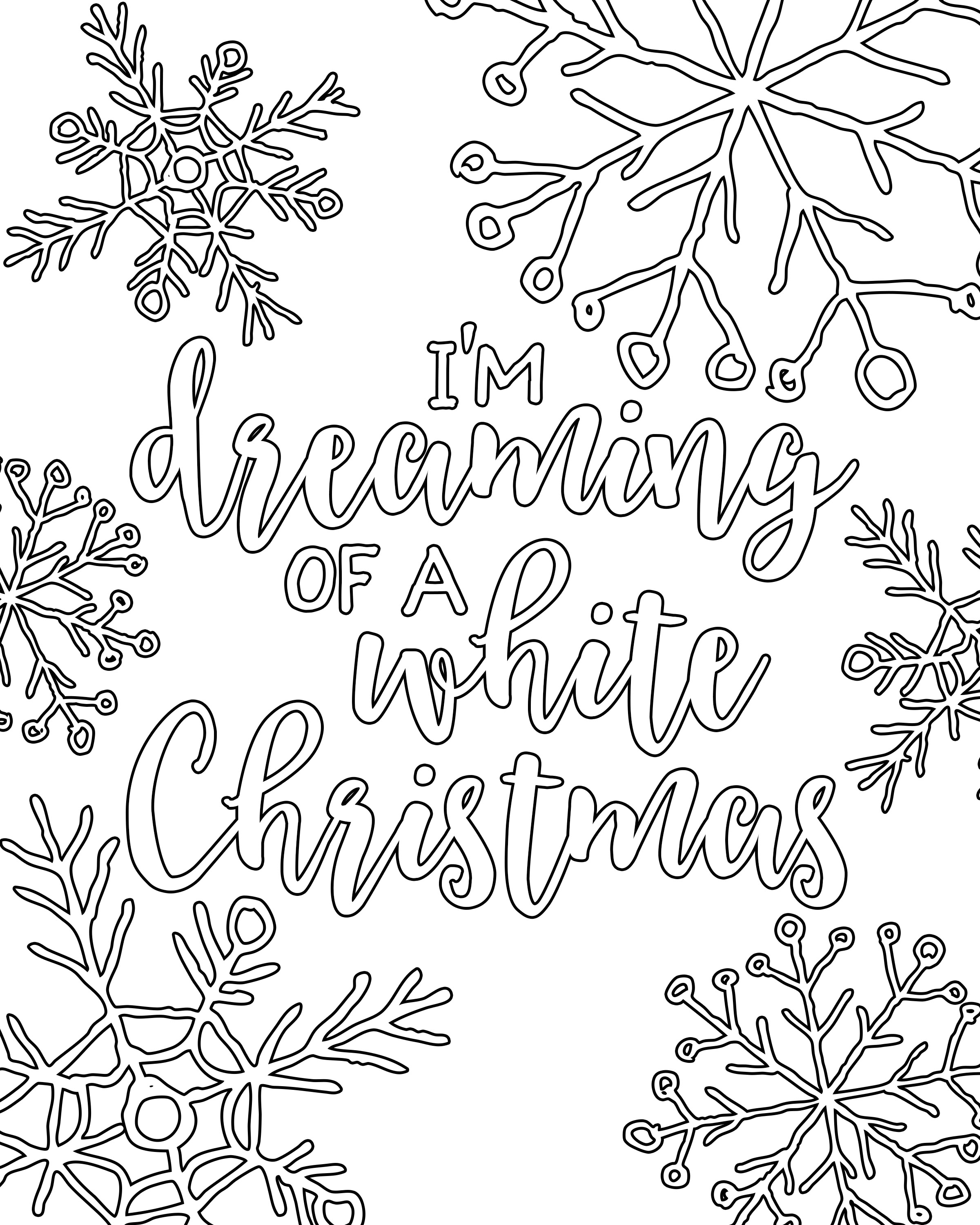 adult holiday coloring pages