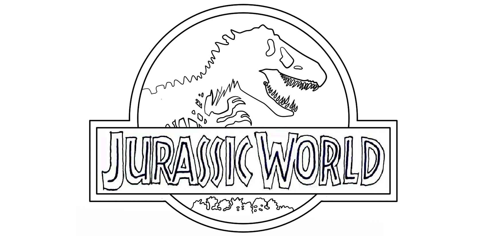 coloring pages jurassic world