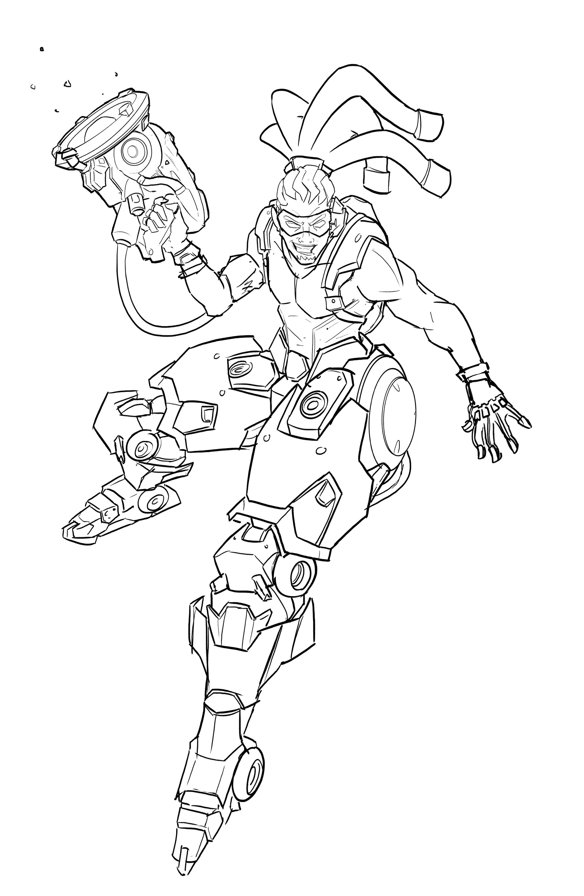 overwatch coloring book pages
