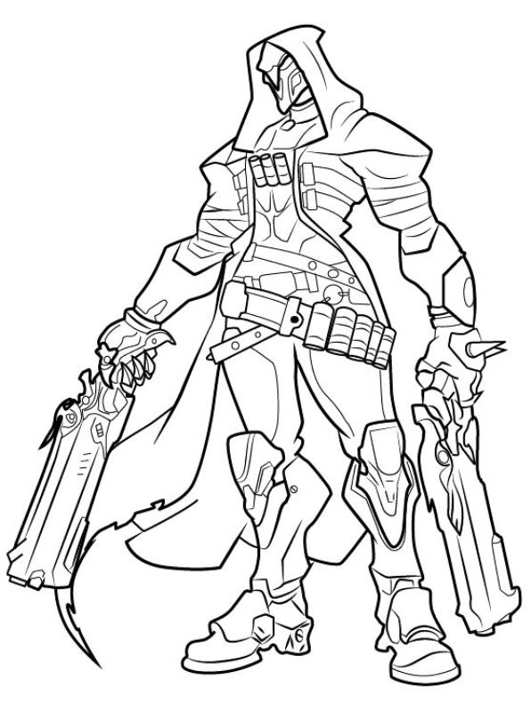 overwatch reaper coloring pages