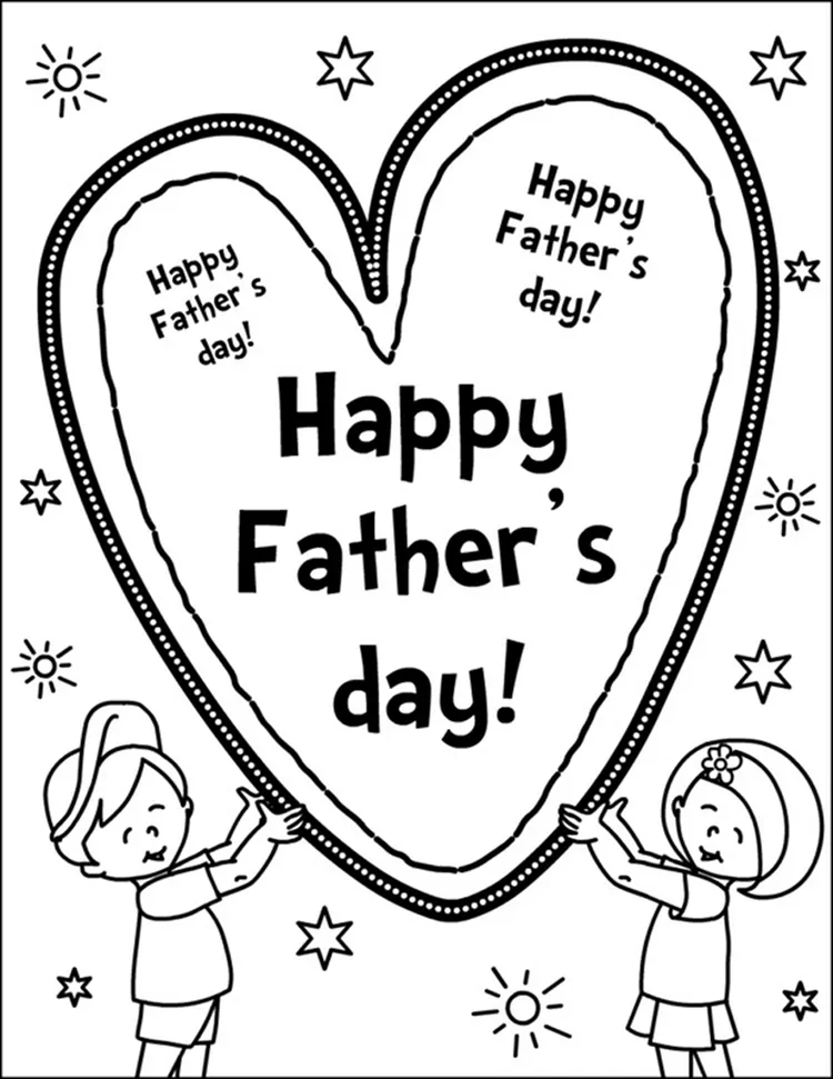 fathers day coloring pages for preschool