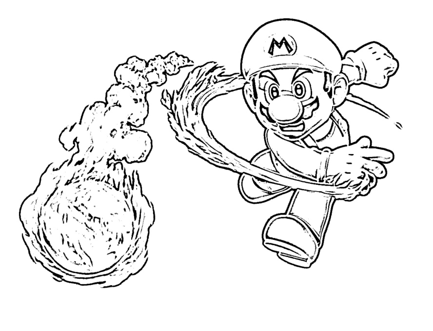 Printable Mario Coloring Pages PDF Ideas For Kids 