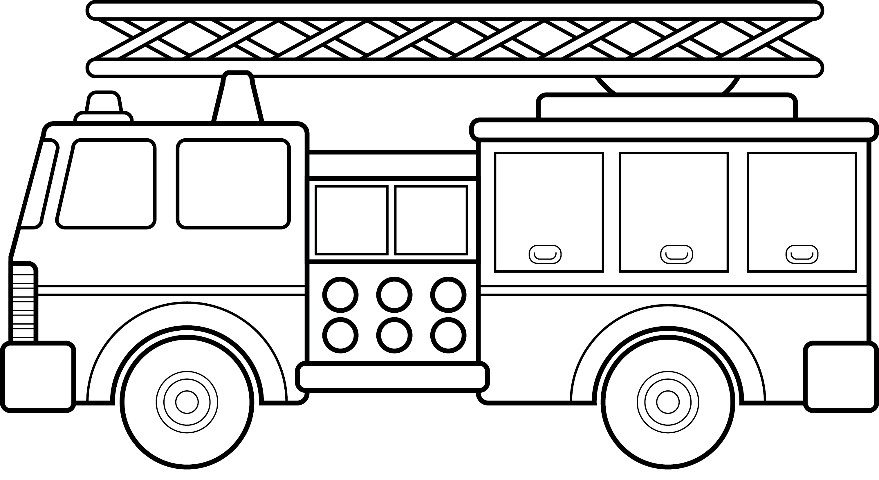 fire truck coloring pages