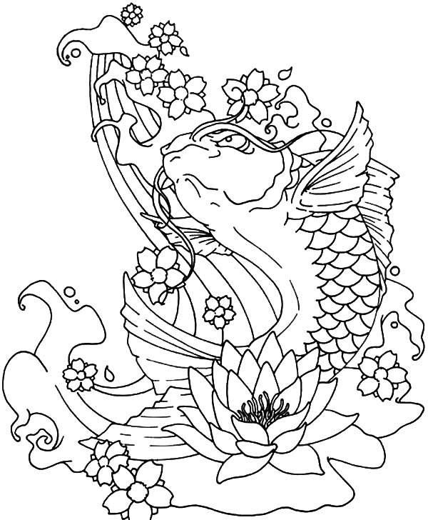 fish coloring pages for adults