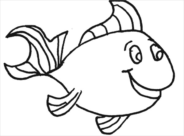 fish coloring pages preschool