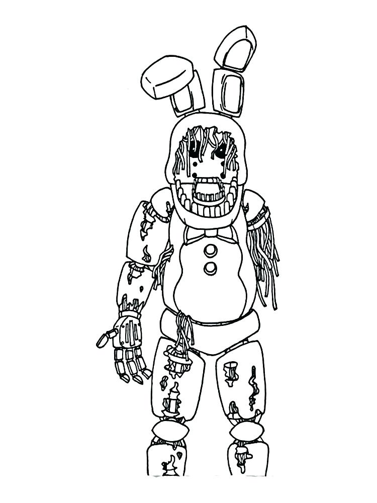 five nights at freddys coloring pages for kids