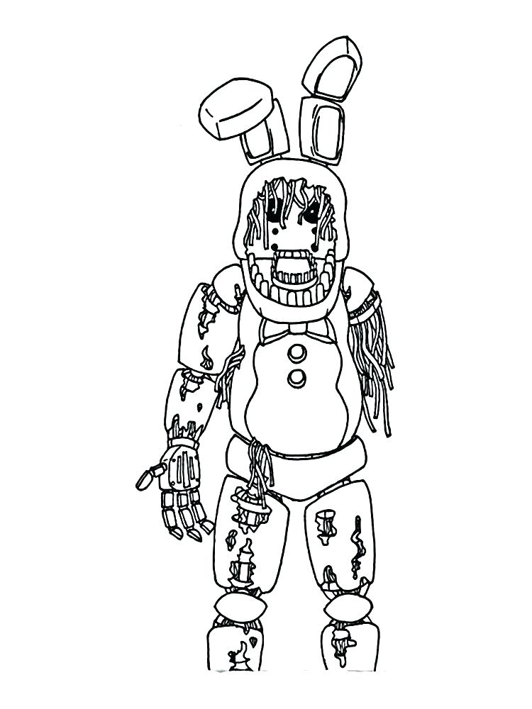 Have Fun With FNAF Coloring Pages PDF - Coloringfolder.com