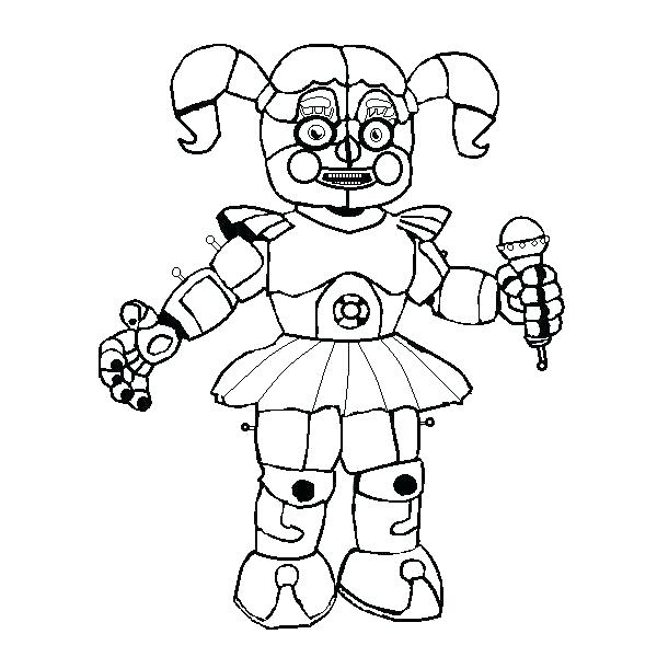 Mangle FNAF Coloring Page for Kids - Free Five Nights at Freddy's Printable  Coloring Pages Online for…