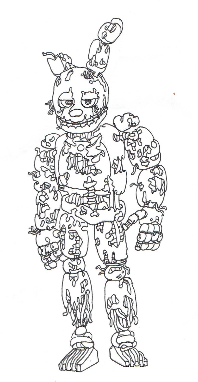 Various Five Nights At Freddy's Coloring Pages PDF To Your Kids -  Coloringfolder.com